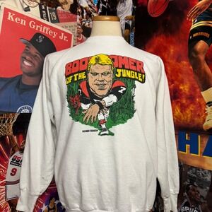 Vintage 80s Cincinnati Bengals Boomer Esiason NFL Crewneck Sweatshirt Sz XL